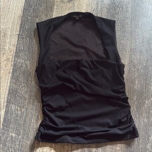 Dynamite Black Fitted Sleeveless Tank Top